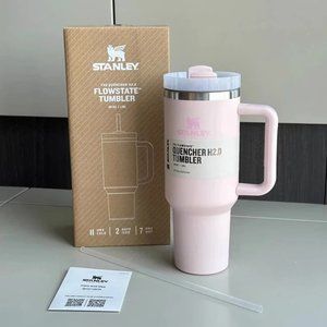 Pink Stanley 40oz Tumbler with Handle  Brand New in Box